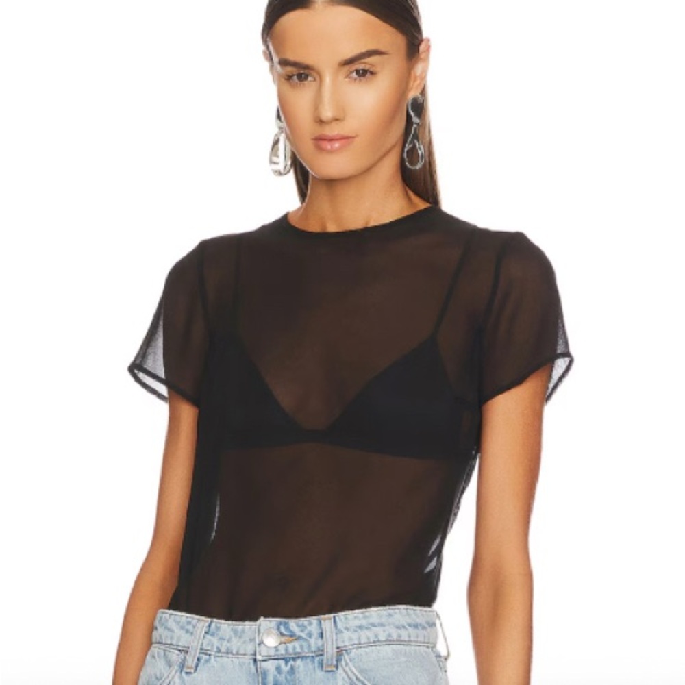 NWT NBD Drew Top in Black